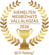 Kiemelten Megbízható Vállalkozás 2026 – BCP Rating
